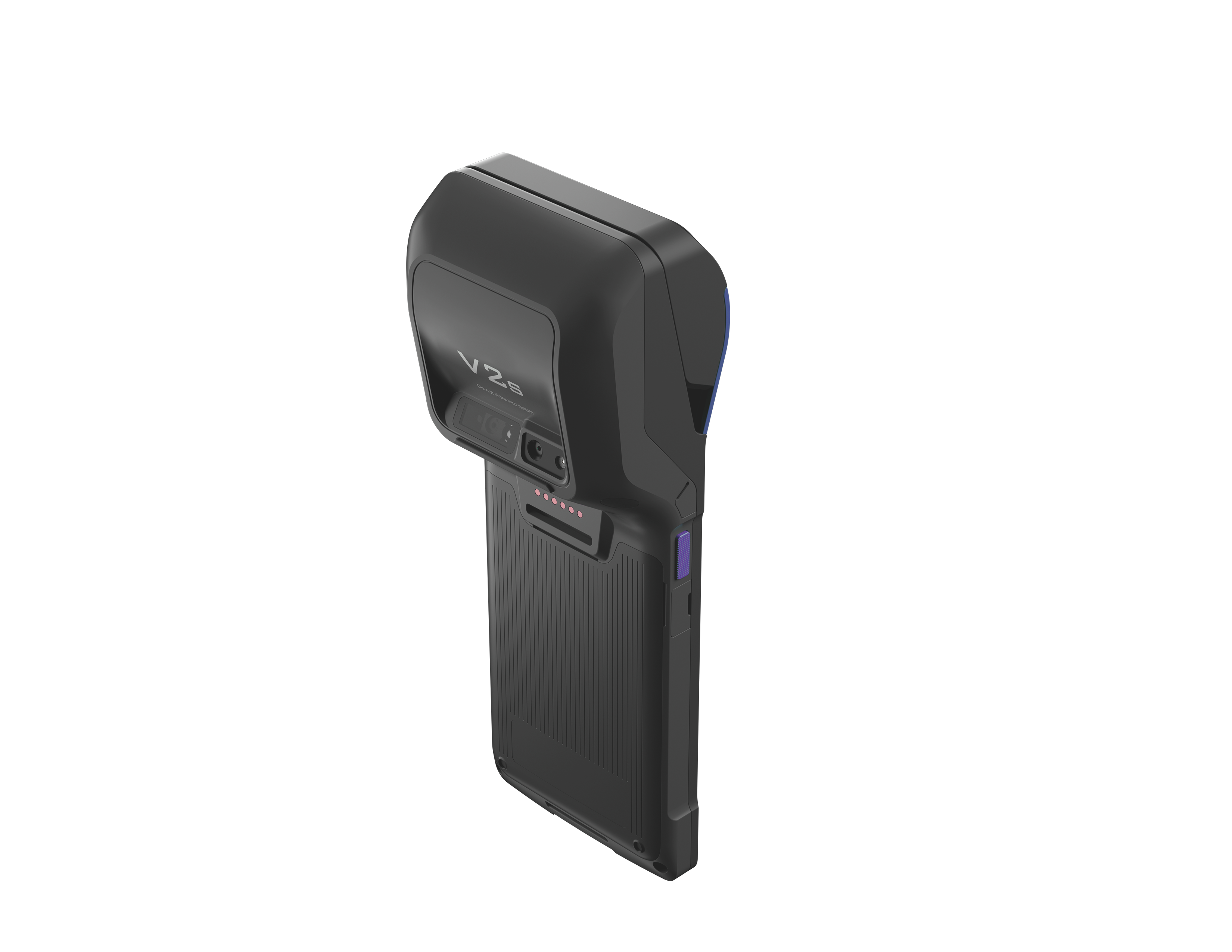 Back view of POS device